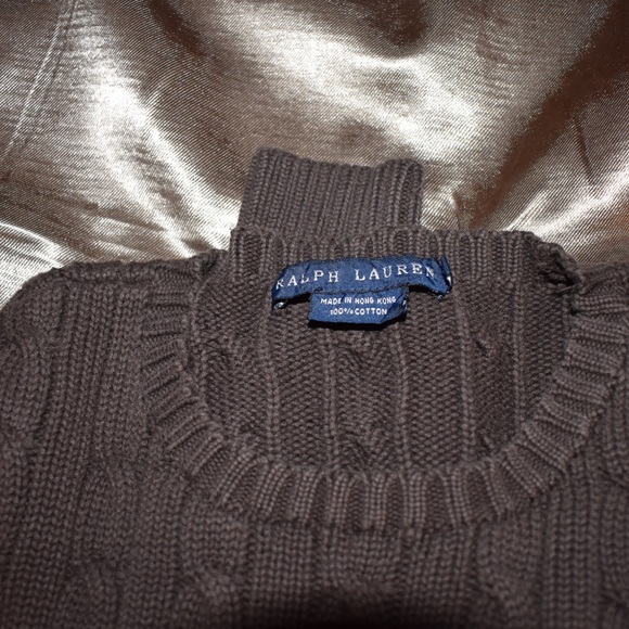 Brown Ralph Lauren Knit Sweater - Picture 3 of 5
